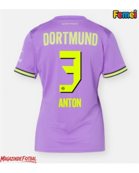 Borussia Dortmund Waldemar Anton #3 Tricou Fotbal Replică 2026-27 Femei Treilea Borussia Dortmund Waldemar Anton #3 Tricou Fotbal Replică 2026-27 Femei Treilea